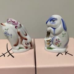 マイセン ウサギ ペア フィギュリン 干支 定価66000円 - メルカリ