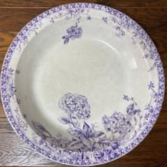 フランス アンティーク☆ジアンGien ボウル 深皿 紫陽花 フランス アンティーク☆ジアンGien ボウル 深皿 紫陽花 - メルカリ