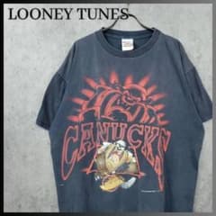 90s 古着 USA製 タズマニアンデビル バンクーバーカナックス Tシャツのサムネイル