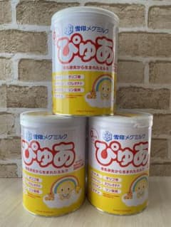 雪印メグミルク　粉ミルク「ぴゅあ」820g×3のサムネイル