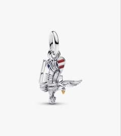 PANDORA パンドラ アメリカ限定USA ハート イーグル ダングルチャームのサムネイル
