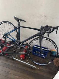 giant tcr0 再塗装品アルミ製ロードバイク ブラックブルー giant tcr0 再塗装品アルミ製ロードバイク ブラックブルー - メルカリ