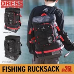 ドレス フィッシングリュック DRESSレッド 防水 釣り タックルのサムネイル