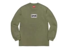 Supreme Woven Label L/S Top ロンT  XLのサムネイル