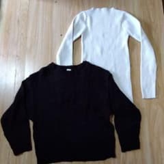 ニット２点セット　ふわふわ＆しっかりのサムネイル