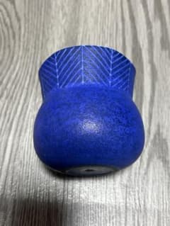 吉村和美　線刻　カップ 青　益子焼のサムネイル