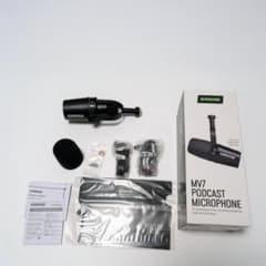 美品☆SHURE MV7 マイクアーム/Lightningケーブル付 - メルカリ