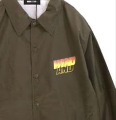 新品タグ付きwind and sea オリーブ コーチジャケット M - メルカリ