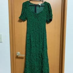 花柄 ロングワンピースのサムネイル
