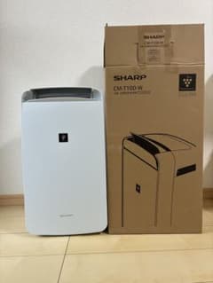 2026年製・試運転のみ】SHARP 冷風・衣類乾燥除湿機 CM-T100-W - メルカリ
