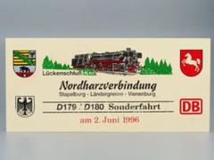 DB ドイツ国鉄 小型サボ 特別列車 Nordharzverbindung - メルカリ
