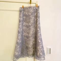 フレアスカート 花柄刺繍 サイズS ミッシュマッシュのサムネイル