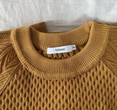 YASHIKI donten knit mustard ヤシキ ニット - メルカリ