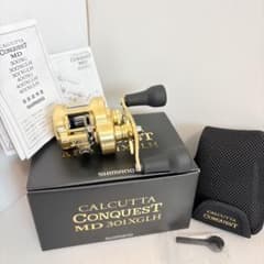 【極美品】シマノ カルカッタコンクエストMD 301XGLH 箱付き 左巻き 極美品】シマノ カルカッタコンクエストMD 301XGLH 箱付き 左巻き