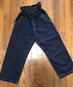【jamjam13様専用】マタニティ  ワイドデニムパンツのサムネイル
