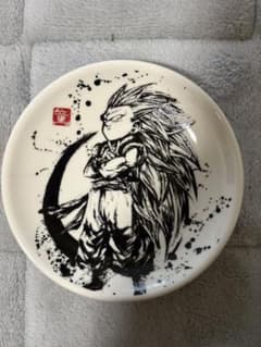 美品】一番くじ ドラゴンボール I賞 小皿 ゴテンクス 墨式 超サイヤ人3