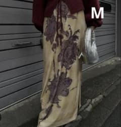 AMERI アメリ DRY FLOWER VELOUR SKIRT M - メルカリ