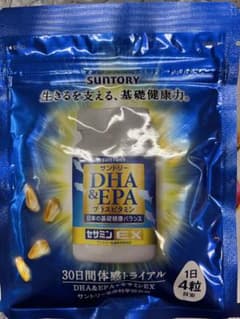 新品未使用　サントリー DHA & EPA セサミンEXのサムネイル