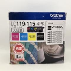 ブラザー 純正 インク LC119/115-4PK 大容量 4色パック - メルカリ