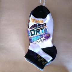 BRAVERS DRY キッズ靴下 3足セット 19-24cmのサムネイル