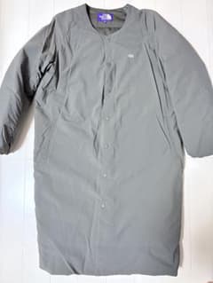 THE NORTH FACE パープルレーベルノーカラーダウンコート ロング丈 