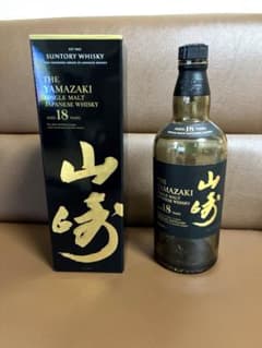 THE YAMAZAKI 18 YEARS シングルモルトウイスキー 空瓶・空箱 - メルカリ
