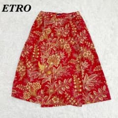 タグ付 ETRO エトロ コットンスカート 民族柄 ITALY製 42 タグ付 ETRO エトロ コットンスカート 民族柄 ITALY製 42 タグ付 ETRO