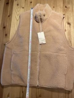 ★新品タグ付き★ ボアフリースベスト L スモーキーピンクのサムネイル