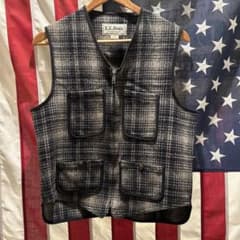 80s ウールベスト LLBEAN made in usa