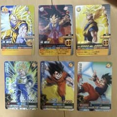 ドラゴンボール トレーディングカード孫悟飯 6枚セットのサムネイル