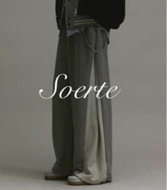 美品♡soerte 3wayルーズ切り替えスウェットパンツ(値下げ交渉可能)のサムネイル