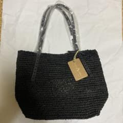 新品 未使用 sans Arcidet Baby Bag XS 黒 かごバッグのサムネイル
