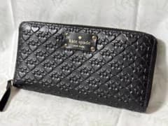 kate spade NEW YORK ケイトスペード長財布 ブラック レザーのサムネイル