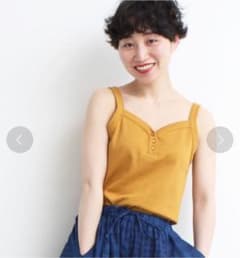 Dot&stripes childwomanバスクテレコかざりボタンキャミソールのサムネイル
