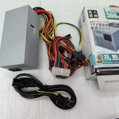 300W TFX電源 電源ユニット 動作確認済み 玄人志向 ジャンク - メルカリ