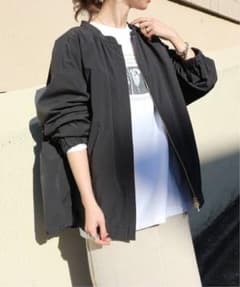 SLOBE IENA ノーカラーギャザーブルゾン　2020ssのサムネイル
