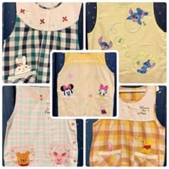 【5枚セット】キャラクター エプロン まとめ売り（ディズニー他）のサムネイル