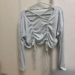 NICE CLAUP クロスバック長袖トップスのサムネイル
