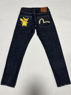 EVISU No.2 2000T 32×32 ピカチュウ 白刺繍カモメ 虎耳 - メルカリ