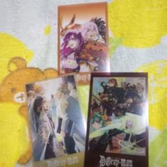 D.Gray-man　トレカ　非売品特典レア4枚　アレン神田ラビリナリー D.Gray-man メモリアル クリアカード アレン 神田 ラビ 3枚セット