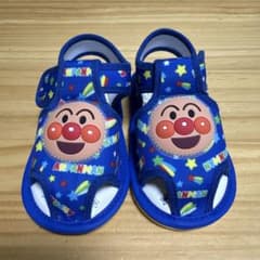 アンパンマン ベビーサンダル 14cm ブルーのサムネイル