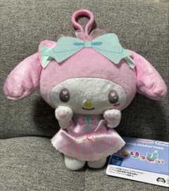 マイメロディ・クロミ くりっぴぃ　ぬいぐるみ 〜ねこみみメイドカフェ〜 マイメロ