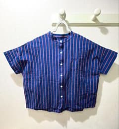 最終価格ꕤ水通しのみꕤ ヤンマ産業会津木綿スタンドカラー(袖あり+5cm 最終価格ꕤ水通しのみꕤ ヤンマ産業会津木綿スタンドカラー(袖あり+5cm丈)