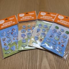 Qoo オリジナル ぷくぷくシール 4枚セットのサムネイル