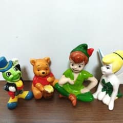 ピーターパン ティンカーベル ジミニークリケット プーさん 陶器