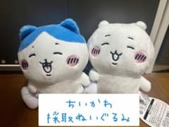 ちいかわ、ハチワレ採取ぬいぐるみセットのサムネイル
