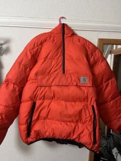 carhartt wip ハーフジップ プルオーバー中綿ジャケット - メルカリ