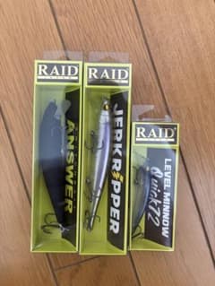 RAID ANSWER/JERKRIPPER/Quick72 ルアーセット - メルカリ