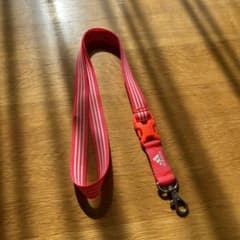 Adidas ネックストラップ 赤 ストライプのサムネイル