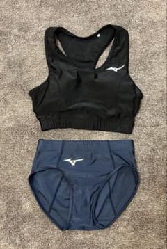 Mizuno 女子陸上 セパレートユニフォーム サイズL 黒・紺 Mizuno 女子陸上 セパレートユニフォーム 黒・紺 サイズL/L - メルカリ